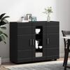 Wooden Cabinet Black 88.5 x 30.5 x 73 cm Engineered Wood