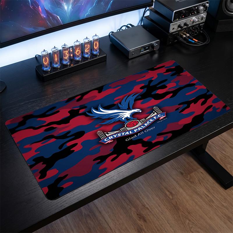 Tappetino Mouse Grande Stampa Calcio Crystal Palace, Tappetino Esteso Antiscivolo per Scrivania da Gioco per Ufficio Casa