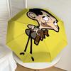 1PC Mr. Bean Umbrella-8-Rib Reinforced, Automatic Open, Lightweight & Durable, Cute Fashion Accessory for Outdoor-Y0380