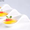 White Ceramic Spoon Caviar Spoons Dessert Spoon Dessert Plate Seasoning Dish Display Plate Mixing Spoons Cake Pan Dim Sum Dish