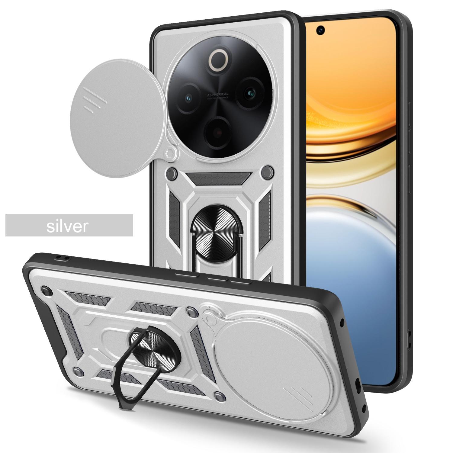 

For Vivo iQOO Z10 Case Vivo iQOO Z10 Cover Vivo iQOO Z10 Magnetic Ring Holder Armor Phone Case Slide Camera Protect Back Cover vivo iQOO Z10