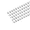 Uxcell 304 Stainless Steel Round Bar 6mm X 350mm Solid Shaft Rod for DIY Craft Models, Cars, Helicopters, Airplanes (5pcs)