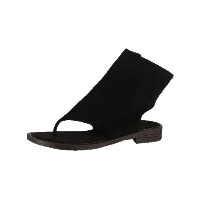 Botas 2026 Summer New Women's Flip Flops Retro Versatile Women Cool Boots Comfortable Anti Slip Women's Sandals Zapatos De Mujer