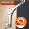 Satin Nickel Finish Folding Lid Stay Hydraulic Damping Cabinet Door Hinge For Wardrobe