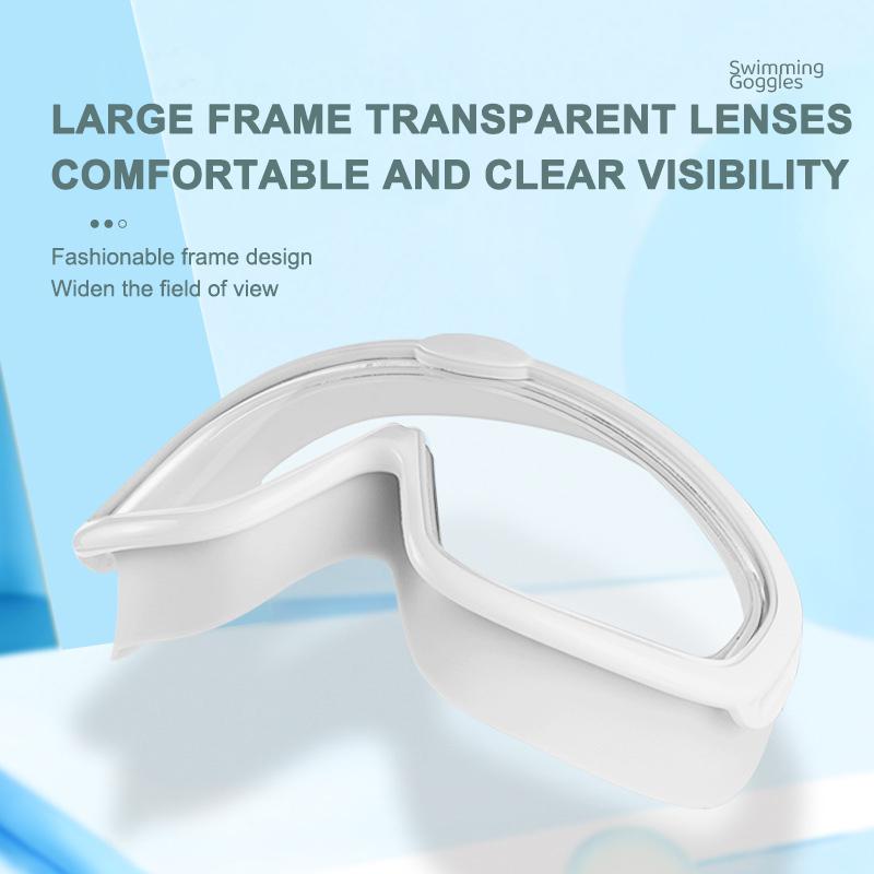 Children's Goggles Boys' Waterproof And Anti-fog HD Swimming Glasses Girls' Big Box Swimming Goggles Set Kids