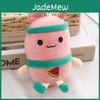 Porte-clés Tasse à Jus en Peluche Mignonne Adorable Mini Jouet en Peluche avec Motif Fruit