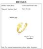 Cazador Animal Dolphin Women's Ring Stainless Steel Jewelry Adjustable Finger Rings Birthday Gift 2026 Trend Wholesale New