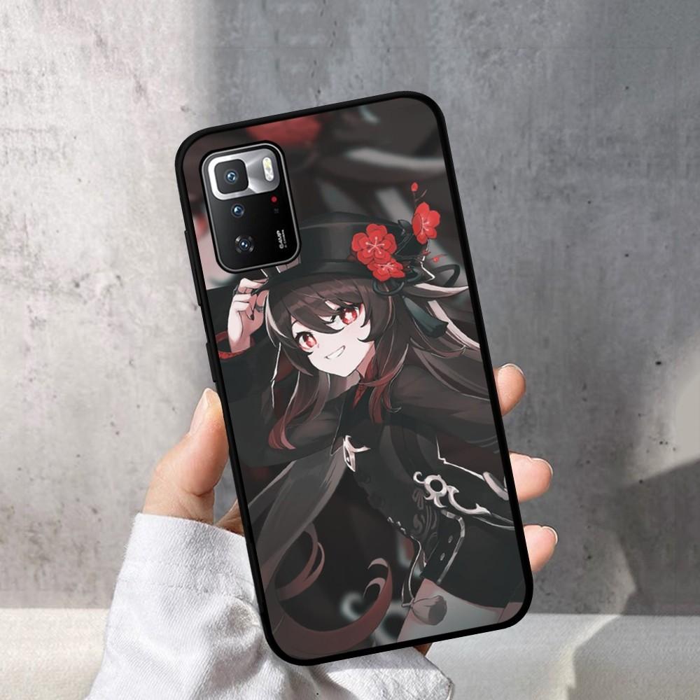 Genshin Impact Hu Tao Phone Case For Redmi Note 4 X 5 A 6 7 8 T 9 9S 10 11 11S 11Epro Poco M3 Pro