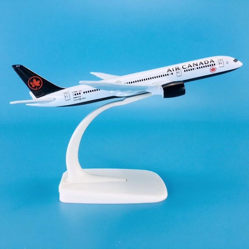 16/20CM  Air Canada 787 Aircraft Model,Zinc Ally 1:400 Airplane Aircrafts Boeing B787Air Canada Plane Model Display Collection