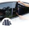 Neu Heiß 8 STÜCK Glänzend Schwarz Poliert Säulenabdeckungen Passend für Nissan Murano 2015 - Fensterverkleidung BC-Säulenaufkleber