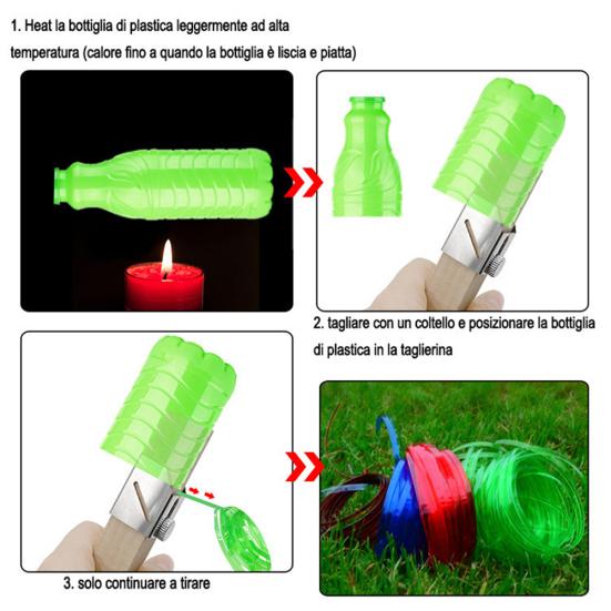 Portable Plastic Bottle Rope Cutter Household Outdoor Wooden DIY Handcraft Tool