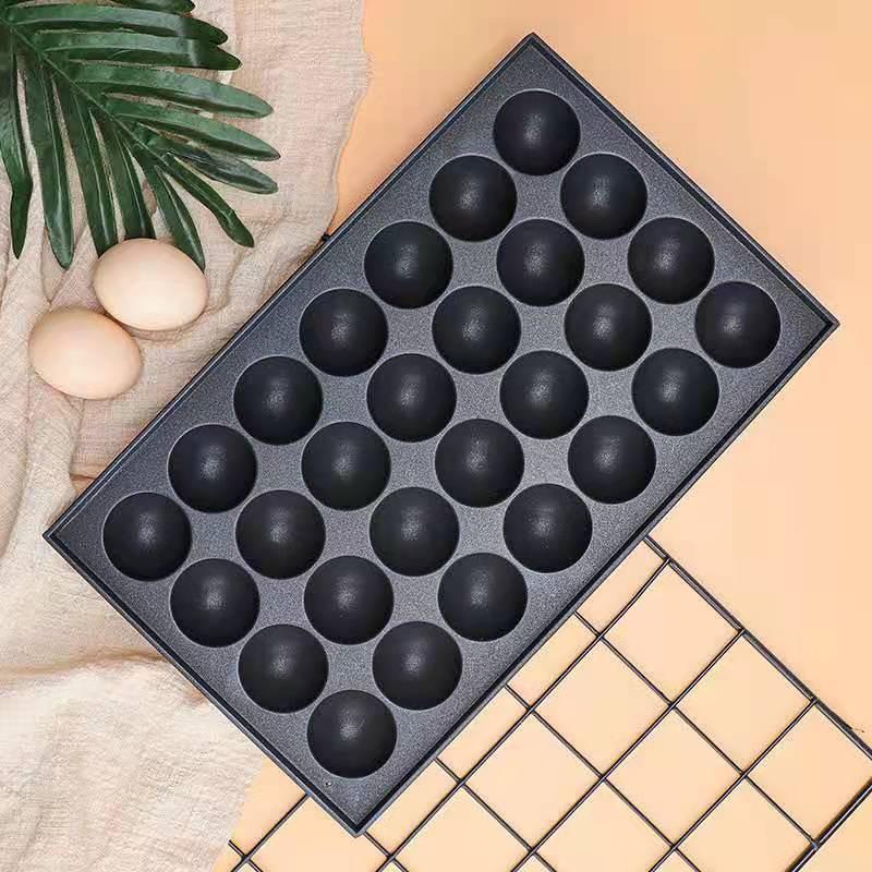 28 hole takoyaki machine non-stick Teflon pot takoyaki plate thickened non-stick pan Universal