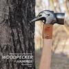 Multi-Function Outdoor Camping Hammer: Stainless Steel & Brass Woodpecker Design for Tent Canopy Nails