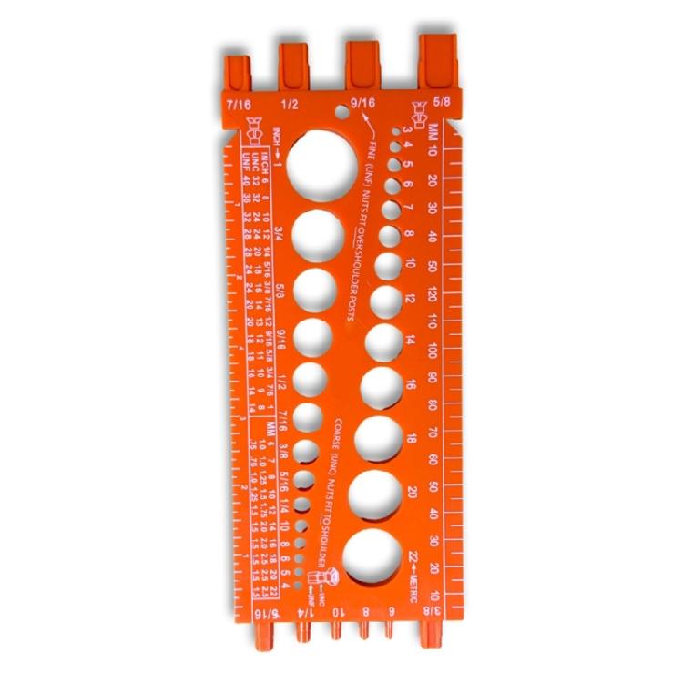 Nut And Bolt Drill Bit Thread Checker Screws ImperialsTool Gauges Tester