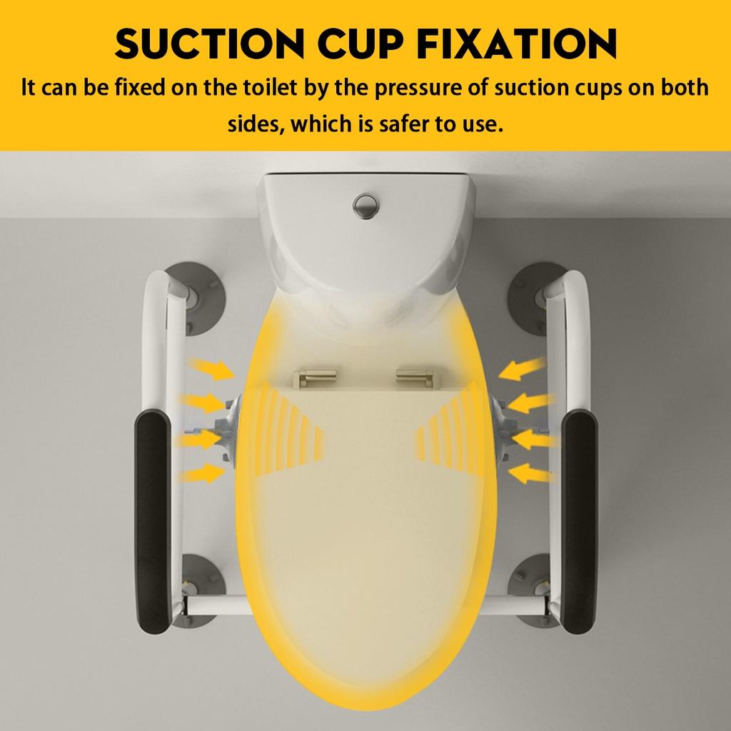 Toilet Safety Rail Anti-slip Bathroom Grab Bar Adjustable Toilet Frame Rack Safety Rails Shower Handrail Health Care Equipment for Elderly Disabled