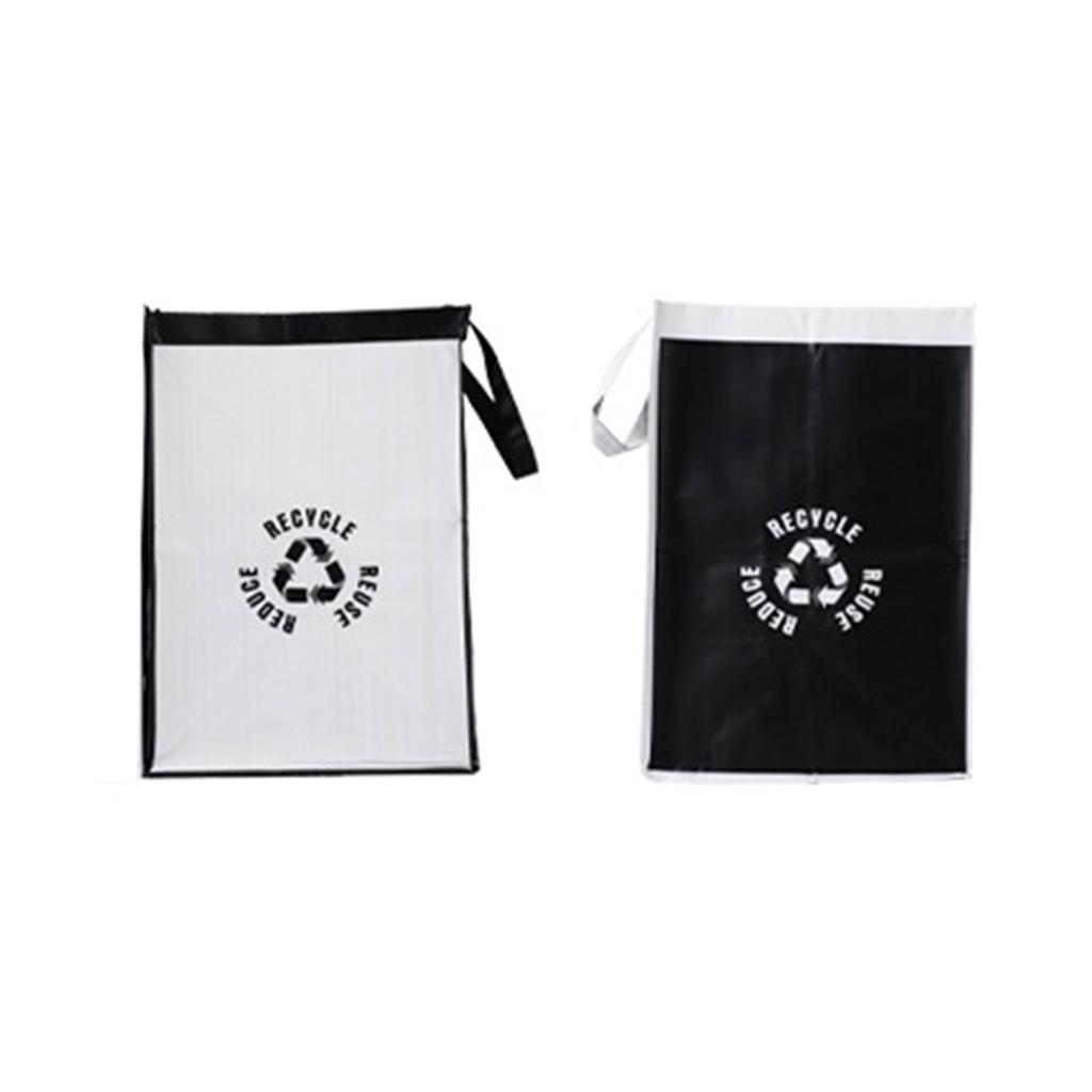 Paquete de 2/4 Bolsas para Separar la Basura Bolsa de Residuos Reciclables Contenedor de Basura Conveniente y Ecológico para Separar la Basura Conveniente