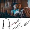 Flexible Design Neck Light LED Lighting Rechargeable Battery Crochet Light Folding Design Hanging Function Book Light