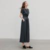 Chuyu Viscose Knot T-Shirt and Skirt Two-Piece Set