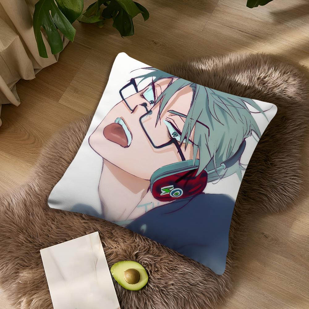 Alien Stage Till Anime Boy cushion cover For Bedroom Car Coffee Shop Room Soft and Living Room Sofa Decorative Pillow Cover Case
