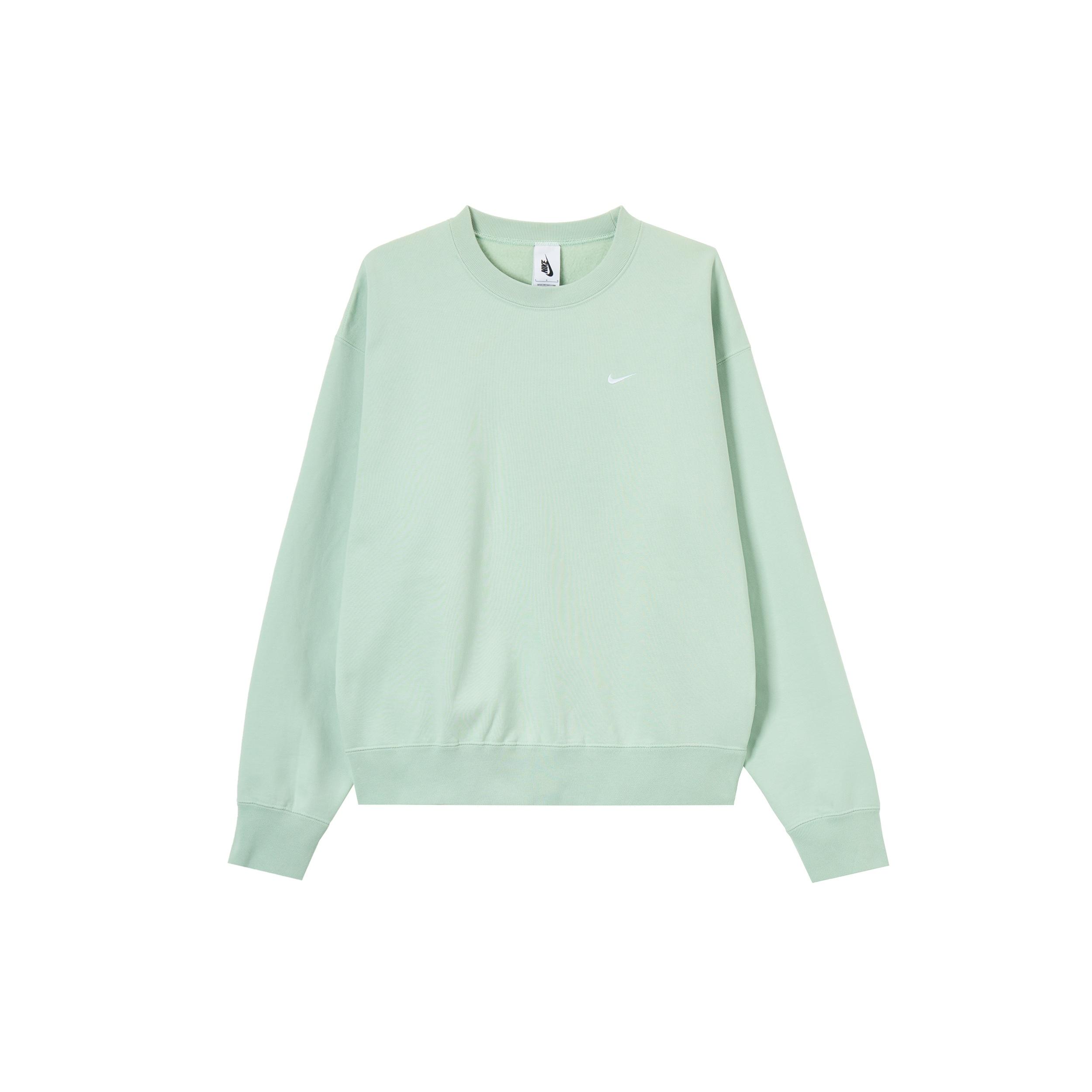 Nike Lab Nrg Fleece Crew Round Neck Pullover Light Blue Men s DA2252-321 L
