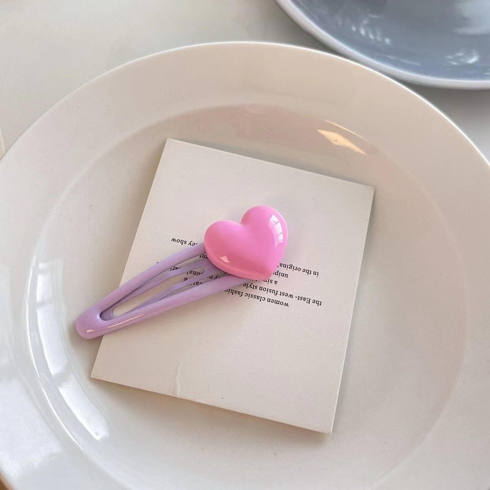 

Допаминовый цвет заколка для волос капля масла в форме сердца заколка-невидимка для женщин девушек модные милые аксессуары для волос кавайные заколки сливовый