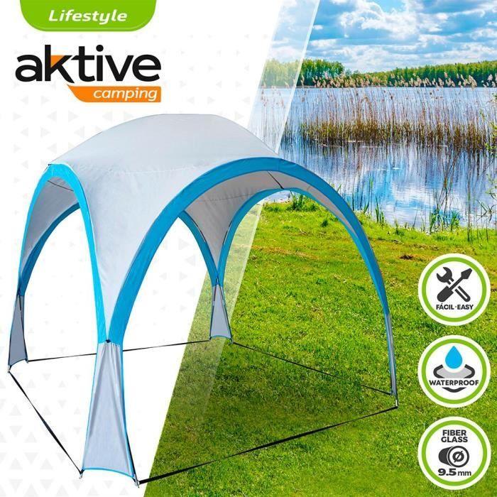 Campingzelt - AKTIVE - 52895 - Wasserdicht - 4 Personen - Abmessungen 320x320x260 cm