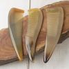 Hemei Natural Horn Comb for Ladies - Scalp Massage & Pointed Tail Design