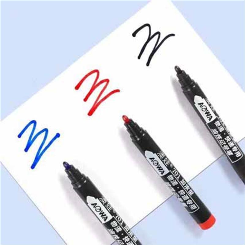 2mm Bold Tip Oil-Based Quick-Dry Waterproof Oil-Proof Permanent Marker for Plastic Metal & Wood Shipping Packaging & Coding