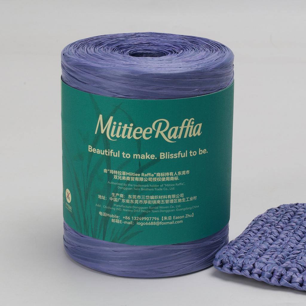 MT001-MT087 Natural Raffia Yarn For Wrapping Knit Wire Natural Color Matte Texture Raffia Paper Ribbons For Hat DIY Decoration