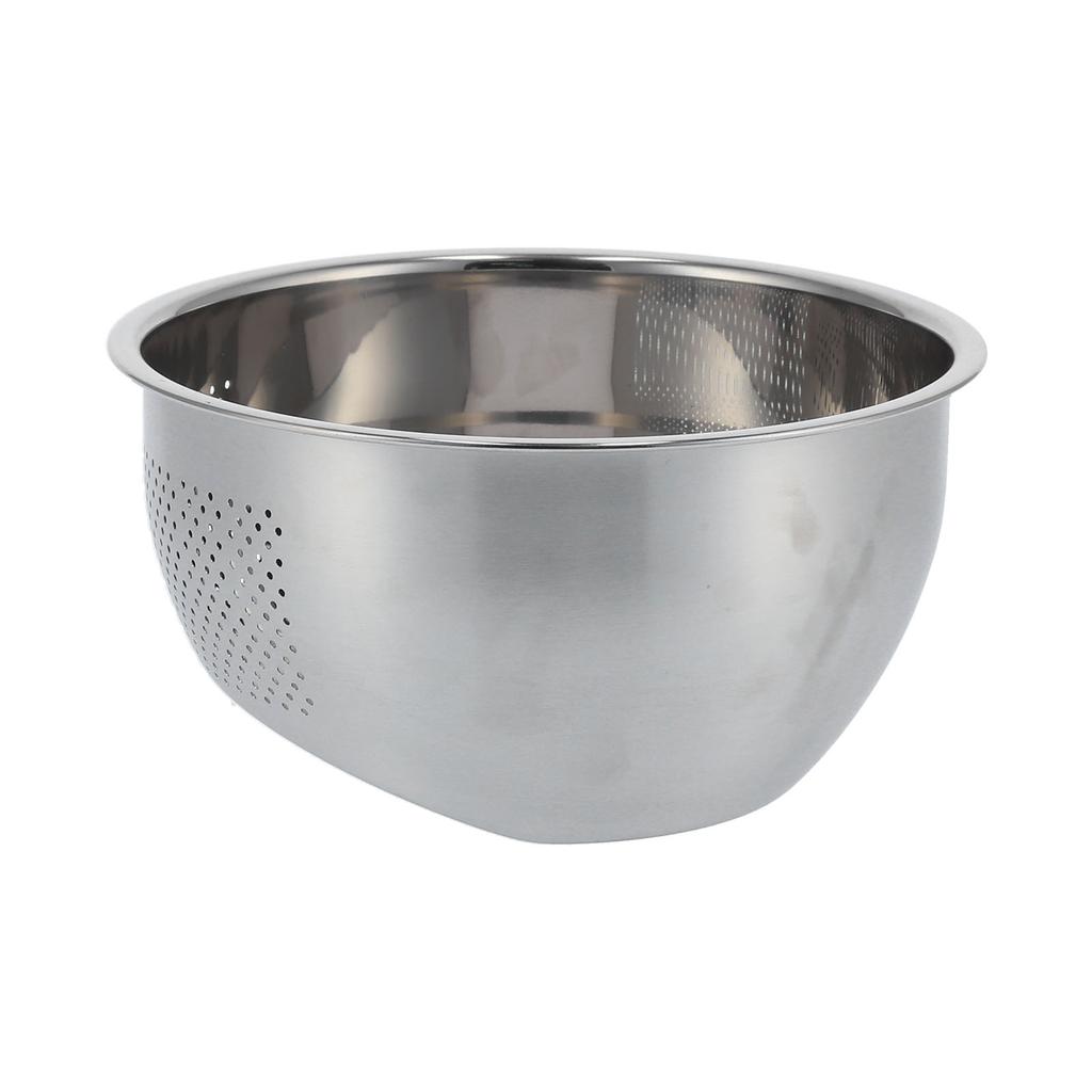 Drain Basket Stainless Steel Rice Sieve Thickened Vegetable Washing Drainer Kitchen Household Rice BasketS‑22.5CM
