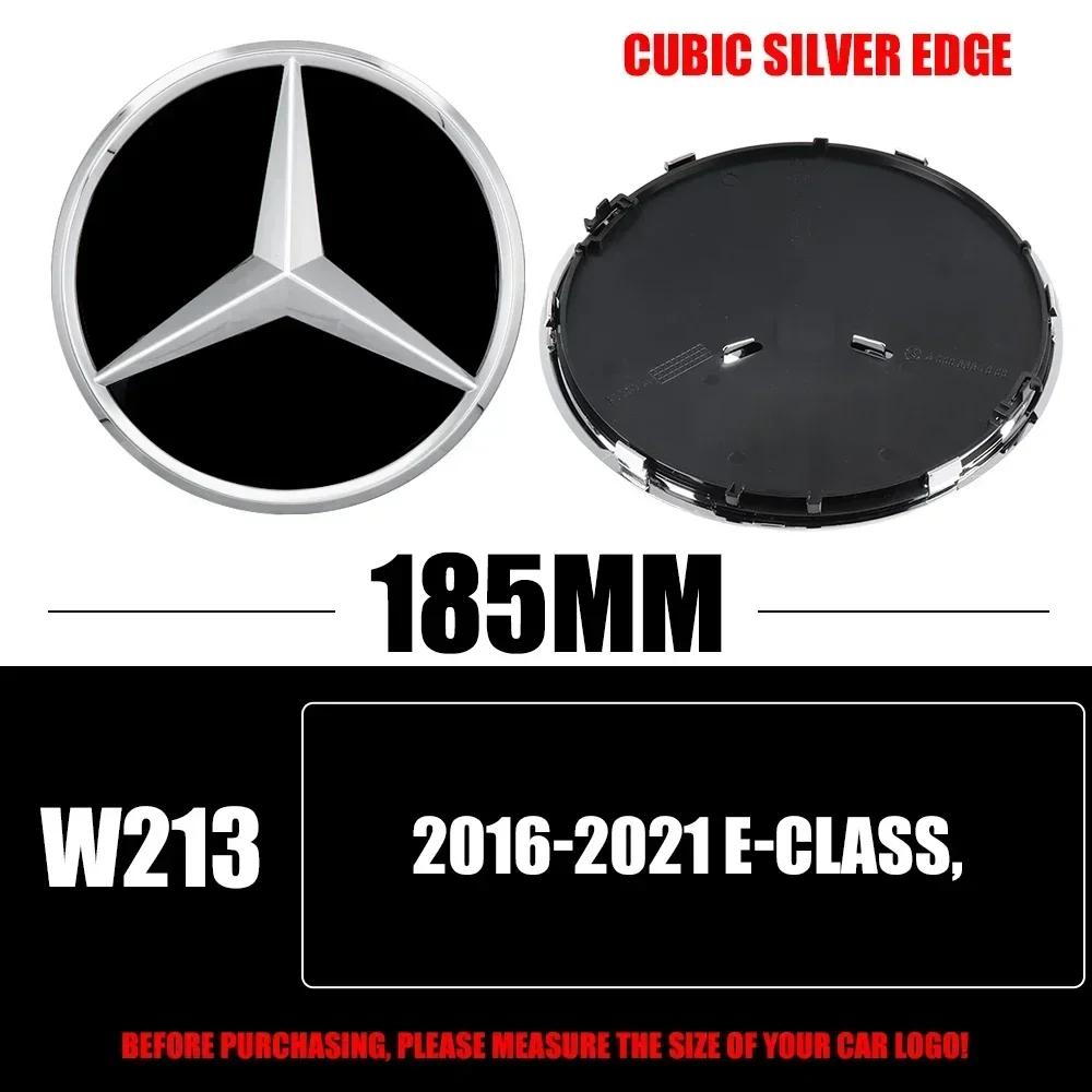 

C200 E300 2026 Hot 3D 185MM 205MM Front Grille Star Logo Emblem Badge Auto Accessories For Mercedes-Benz C/B/E Class W206 W253 W