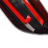 4pcs/set Car Exterior Door Handle Cover Trim for   ES200 18-19 (Carbon   Black)