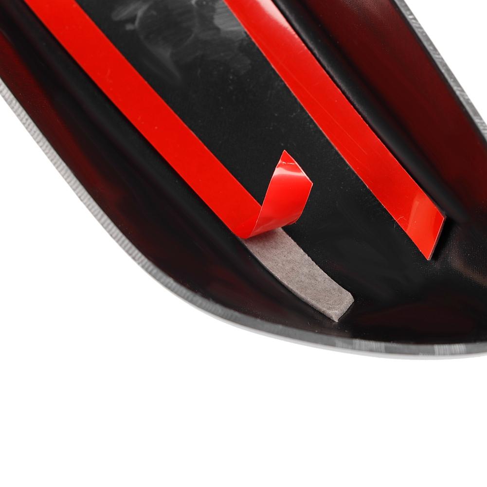 4pcs/set Car Exterior Door Handle Cover Trim for ES200 18-19 (Carbon Black)
