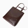 Women's Genuine Leather Tote Bag - Large Capacity Underarm Handbag, Elegant 2026 New Style, Oil Wax Cowhide, Perfect for Commuting.