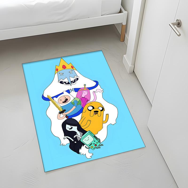 Adventure Time (14) Tapijt Geschikt Voor Woonkamers Slaapkamers Computerruimtes Eetruimtes En Plaatsing Onder Tafels En Stoelen Ook Een Ideale Keuze Voor