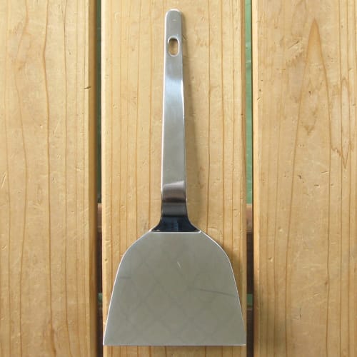 Nagao Tsubame-Sanjo Okoshikin Okonomiyaki Spatula, 9.3cm Wide, Stainless Steel Handle, Made in Japan