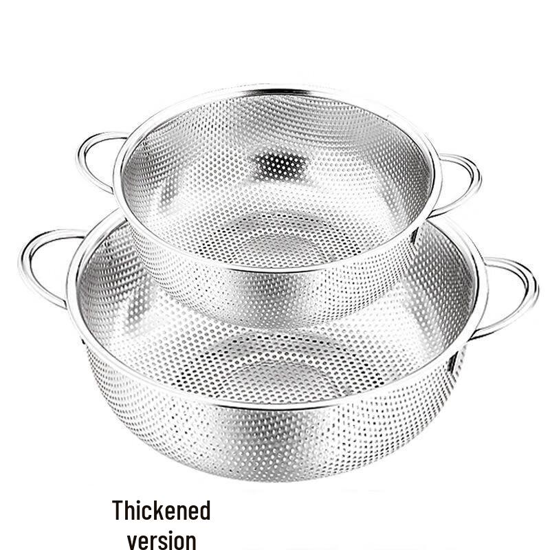 Stainless Steel Rice  Vegetable Washing Colander