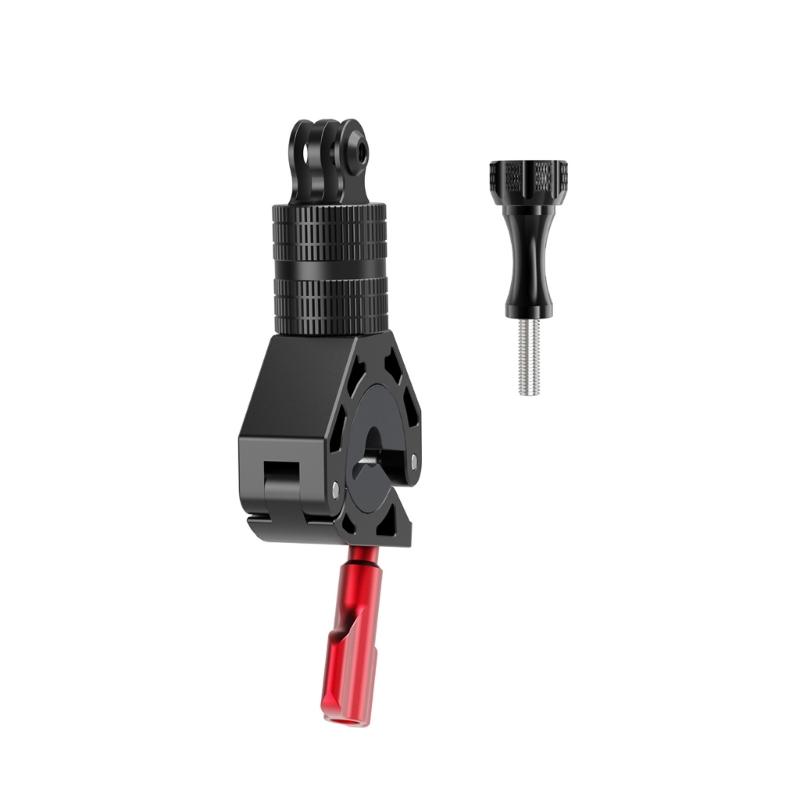 Quick Release Action Camera Handlebar Mount With 360 Adjustable Rotation Aluminum Alloy Clamp For Bikes Motorcycles