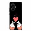 Black Silicone Case For Redmi Turbo 4 Pro A5 4G Case Cartoon Cat Soft Back Cover For Xiaomi Poco X7 Pro C71 Poco M7 4G Plus Case