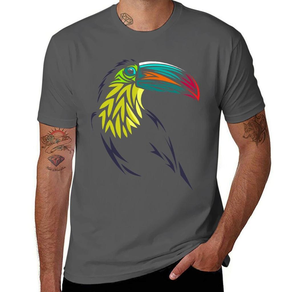 Tribal Toucan Tshirt Water Resistant Casual Tshirt