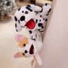 Simulation Little Yellow Dog Hand Puppet Soft Stuffed Plush Dalmatian Toys  Parent-child