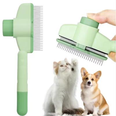 Dog Comb Pet Hair Remover One Button Dogs Brush Self-cleaning Cat Brush Massage Combs for Dog Grooming Brushes for Pet Products