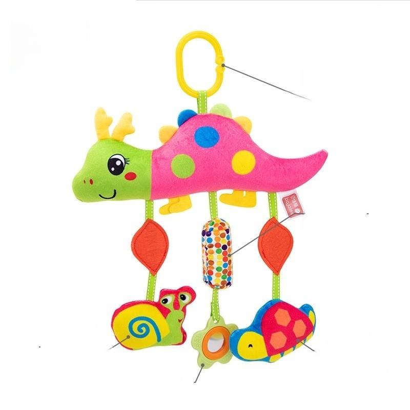 Infant Car Seat Hanging Toy With Plush Material And Interactive Sound For Newborns