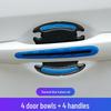 Reflective Carbon Fiber Anti-Collision Car Stickers for Handles, Door Bowl, and Mirrors
