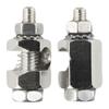 2X Solar Grounding Lug Solar Panel Fasteners Wire Clip Protection Grounding