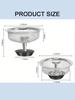3pcs  Sink Filter for Kitchen and Bathroom, Anti Clogging Residue Collector, Multifunctional Mesh Filter Basket
