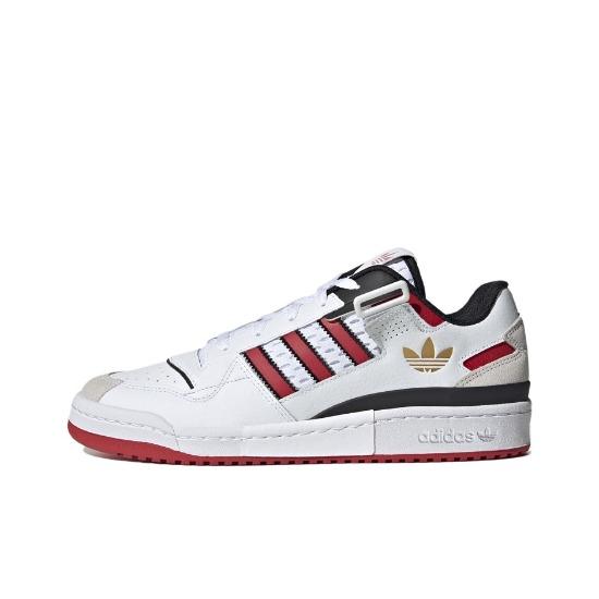 adidas Forum Exhibit Low White Scarlet GX1523 EU 36