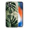 Phone Case For iPhone 17 Air Cases iPhone 16 15 12 13 14 Pro Max SE 7 8 Plus iPhone11 Clear Soft Cover Leaves Monstera Green