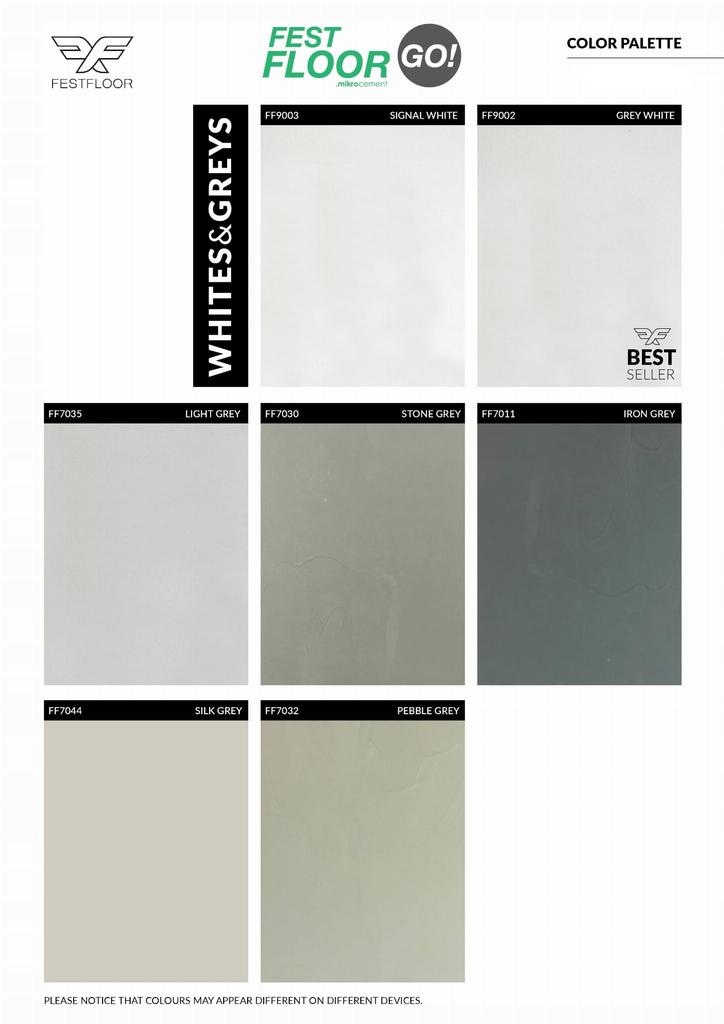 Zestaw testowy - mikrocement festfloor go!