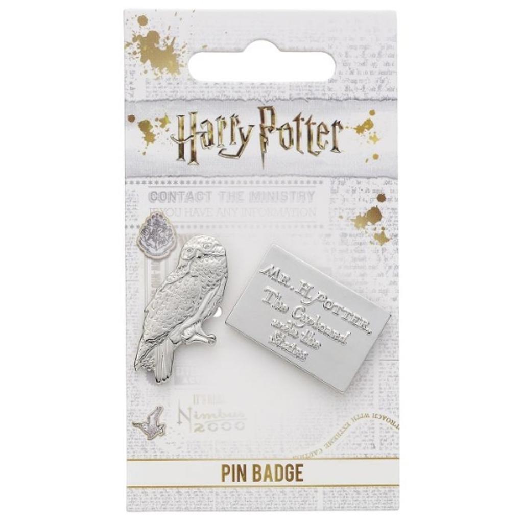 HARRY POTTER Buchstaben-Hedwig-Abzeichen-Set (2er-Pack)